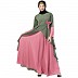 Wholesale abayas/burqas - Polka dotted asymmetrical design